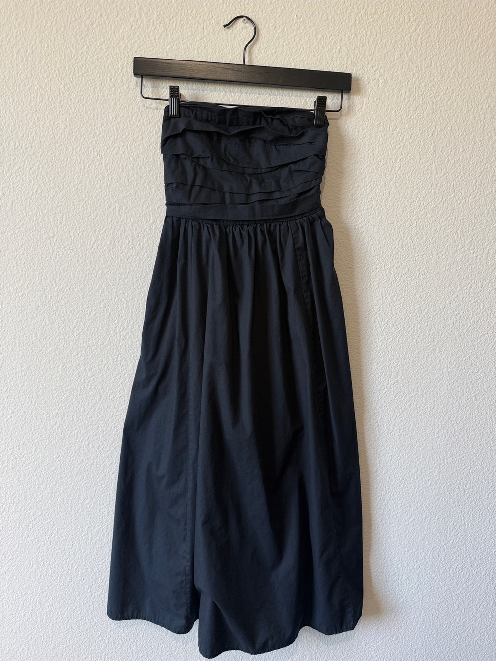 Abercrombie & Fitch Strapless Black Maxi Dress
